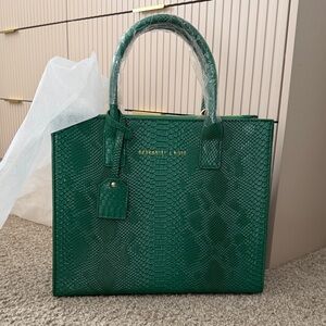 Nathaniel Noir Emerald Green Tote Bag